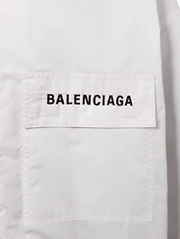 Windbreaker Jacket With Logo Pocket