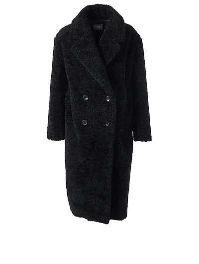 Double-Breasted Boucle Coat