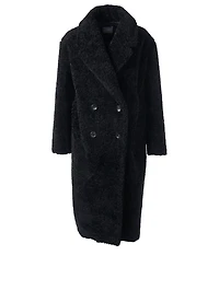 Double-Breasted Boucle Coat