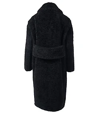 Double-Breasted Boucle Coat
