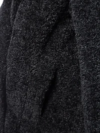 Double-Breasted Boucle Coat