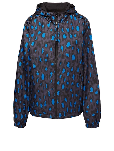 Reversible Windbreaker Leopard Print