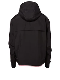 Down Jacket With Stripe Trim