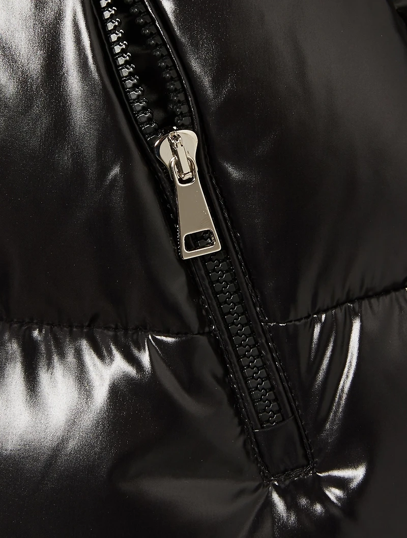 Aigrette Belted Down Puffer Vest