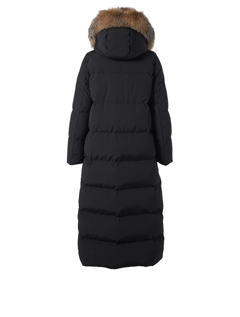 Bernache Down Puffer Parka With Fur Hood