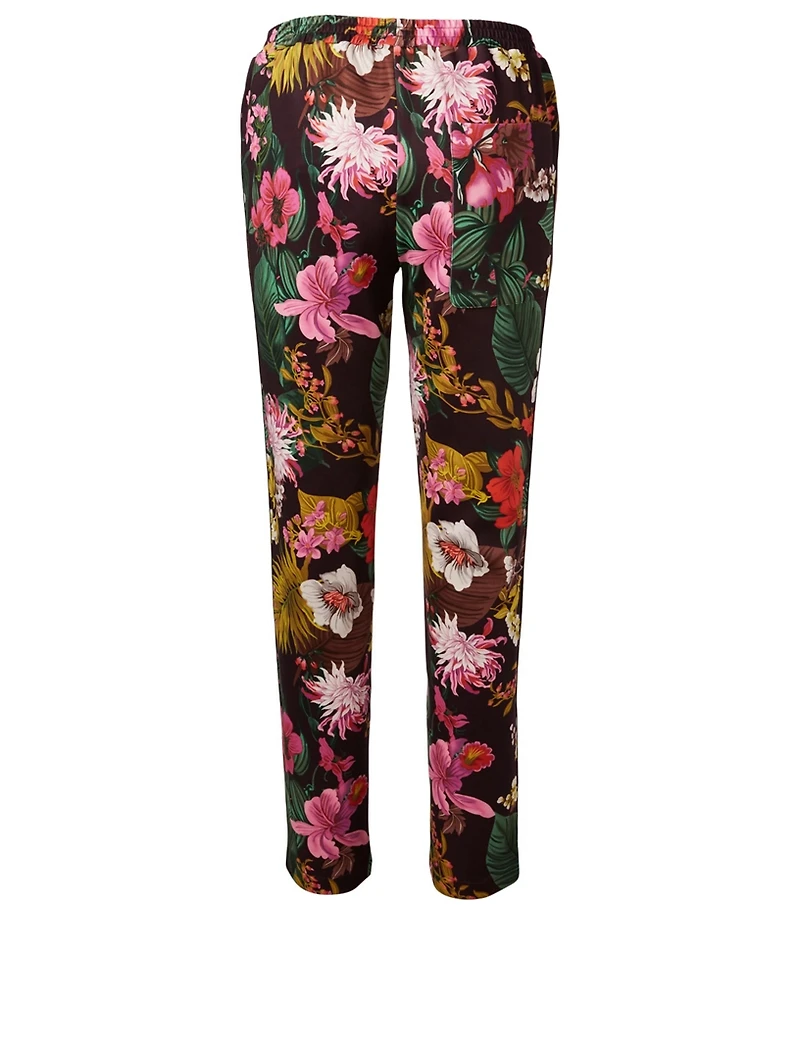 Track Pants Floral Print