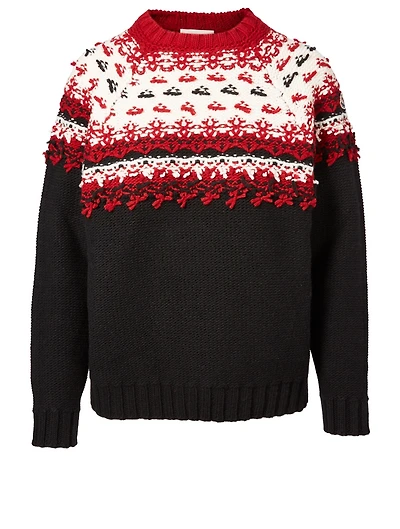 Wool Embroidered Sweater