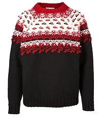 Wool Embroidered Sweater