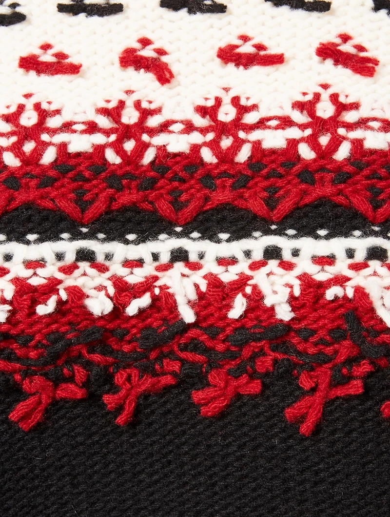 Wool Embroidered Sweater