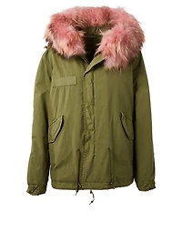 Mini Parka With Fur Hood