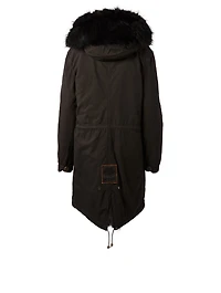 Long Parka With Fur