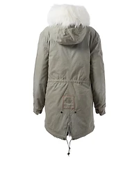 Stone Parka With Fur