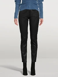 Farrah Coated Ankle Skinny Jeans