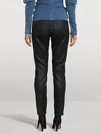 Farrah Coated Ankle Skinny Jeans
