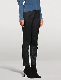 Farrah Coated Ankle Skinny Jeans