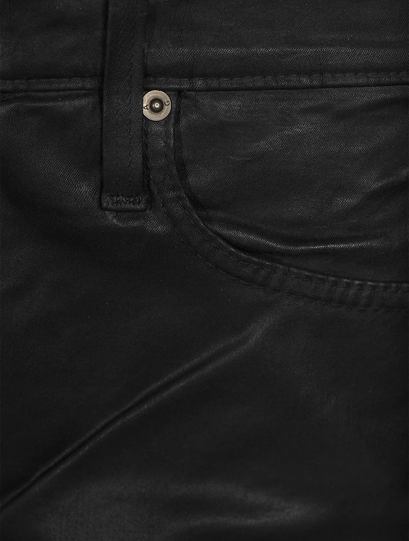 Farrah Coated Ankle Skinny Jeans
