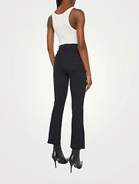 Hustler High-Rise Bootcut Jeans With Fray