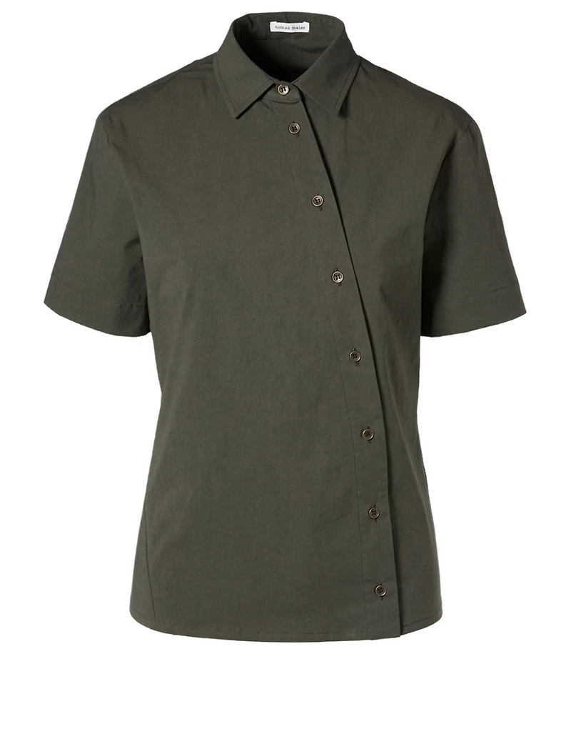 Sporty Poplin Cotton Shirt