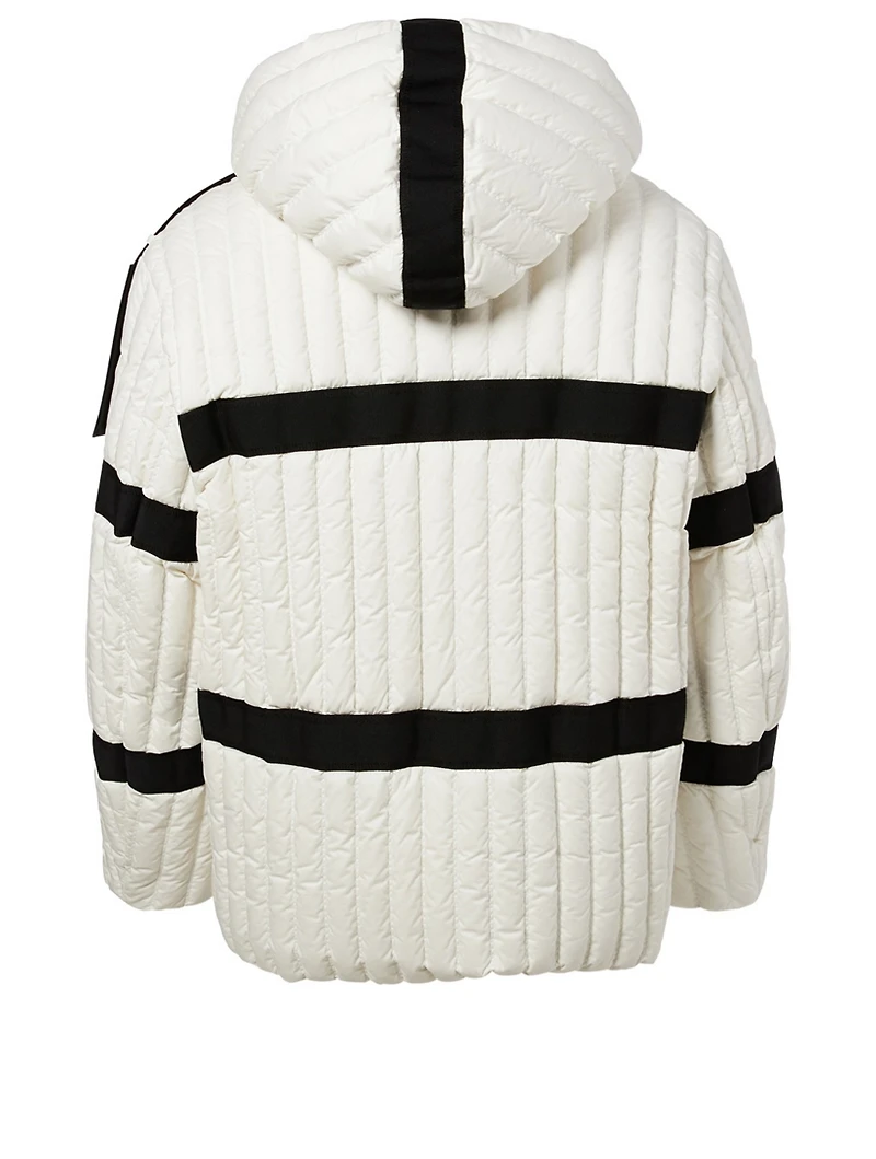 5 Moncler x Craig Green Halibut Down Jacket In Stripe