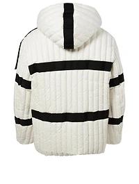5 Moncler x Craig Green Halibut Down Jacket In Stripe