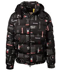 7 Moncler x Fragment Jain Down Puffer Jacket Logo Print