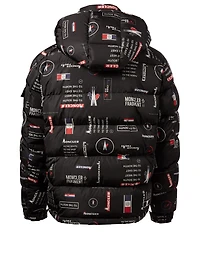7 Moncler x Fragment Jain Down Puffer Jacket Logo Print