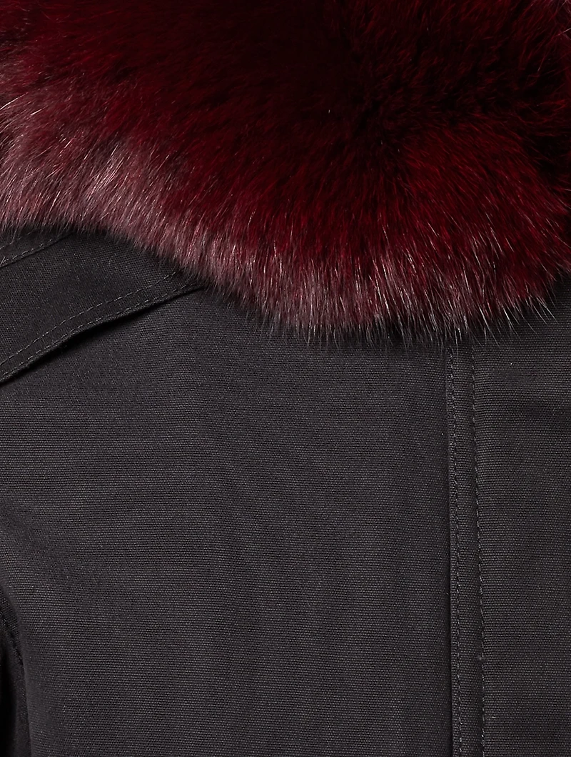 Steller Parka With Fur Trim