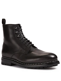 Hetre Odeon Leather Lace-Up Boots