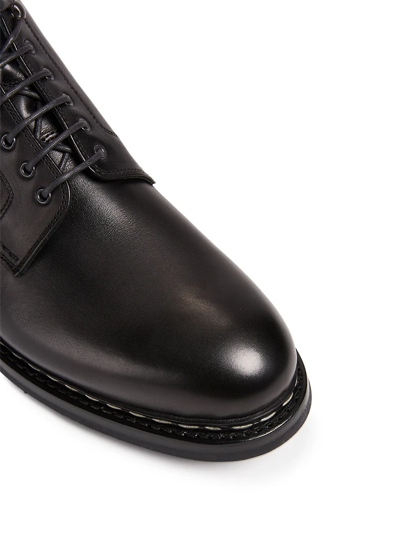 Hetre Odeon Leather Lace-Up Boots
