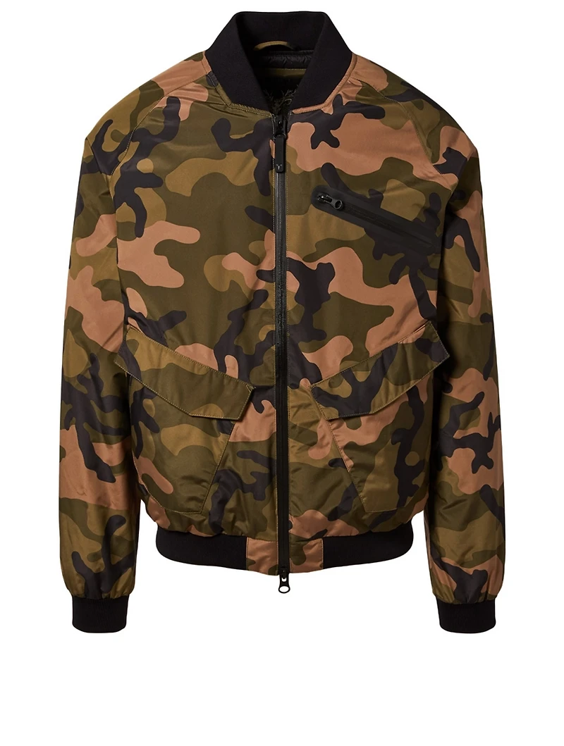 Blake Bomber Jacket Camo Print