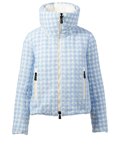 Mufule Down Puffer Jacket Gingham Check