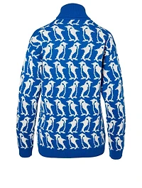 Penguin Wool Turtleneck Sweater