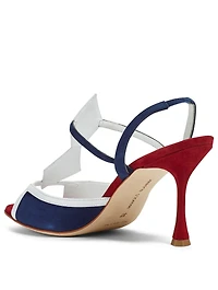 Suku Suede Harlequin Design Sandals