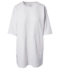 Boxy Cotton Sweatshirt Dress