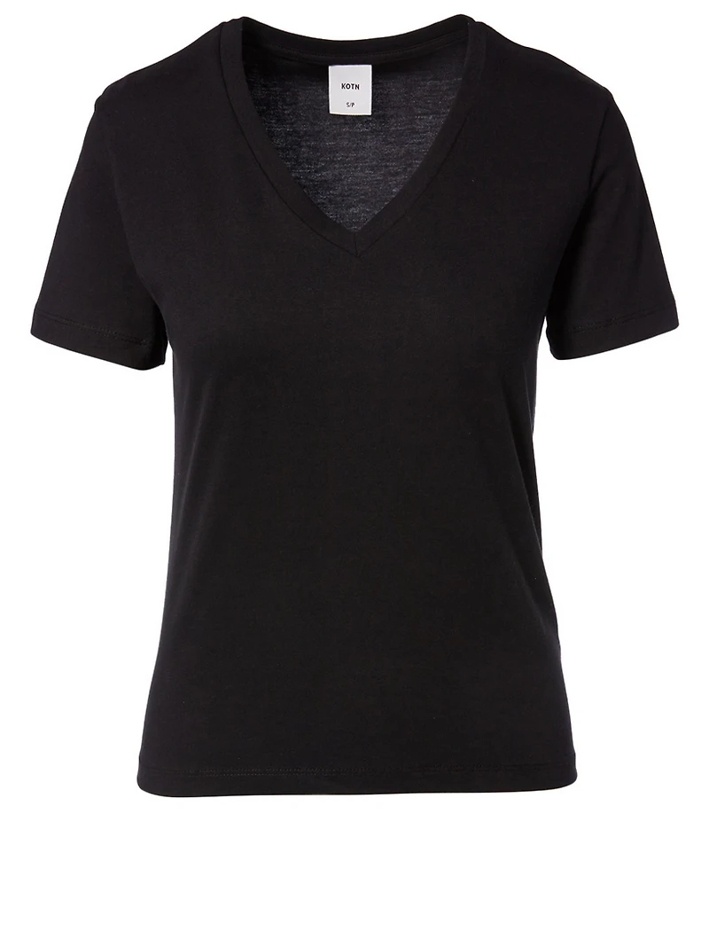 Easy Cotton V-Neck T-Shirt