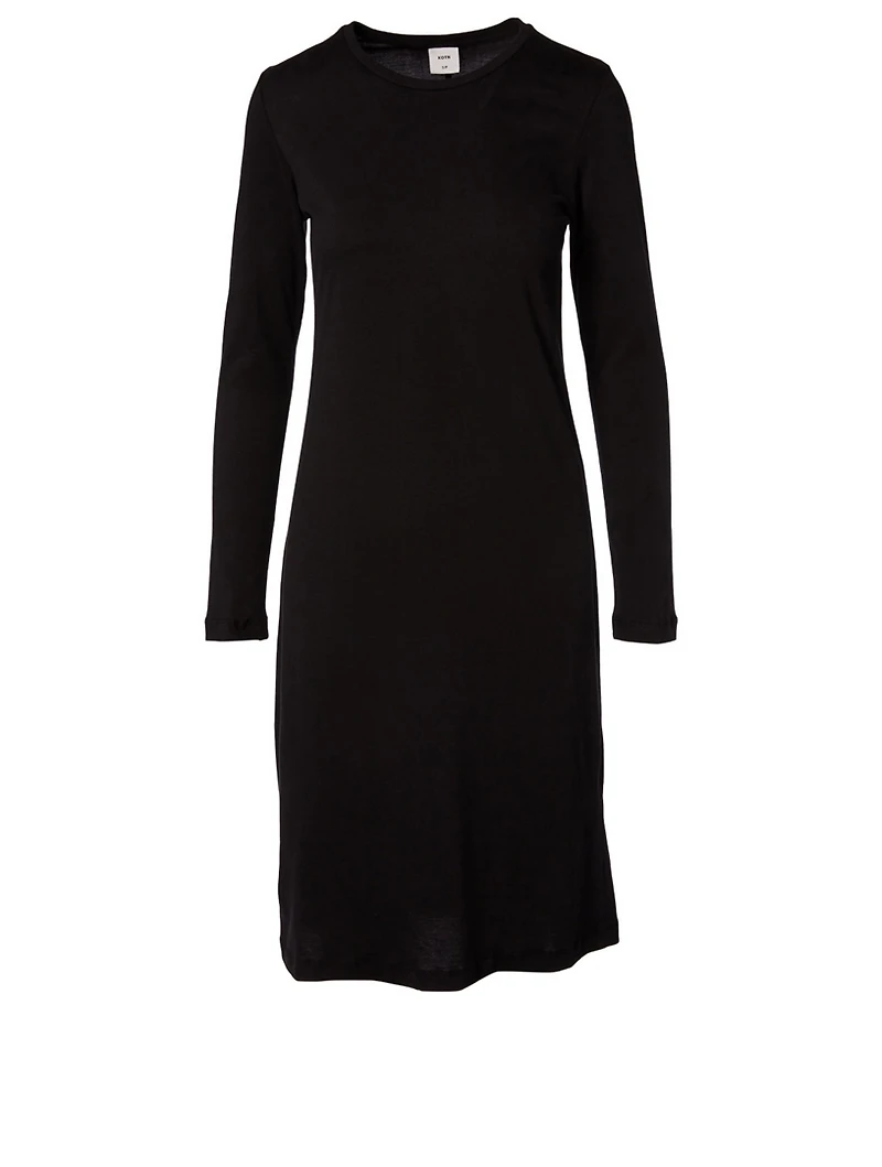 Cotton Long Sleeve Dress