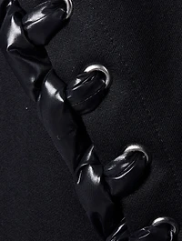 6 Moncler x Noir Lace-Up Sweater