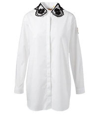 4 Moncler x Simone Rocha Embroidered Collar Shirt