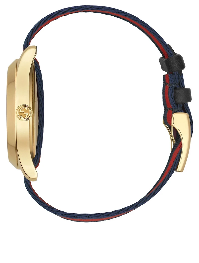 Le Marché des Merveilles Bee Nylon Strap Watch