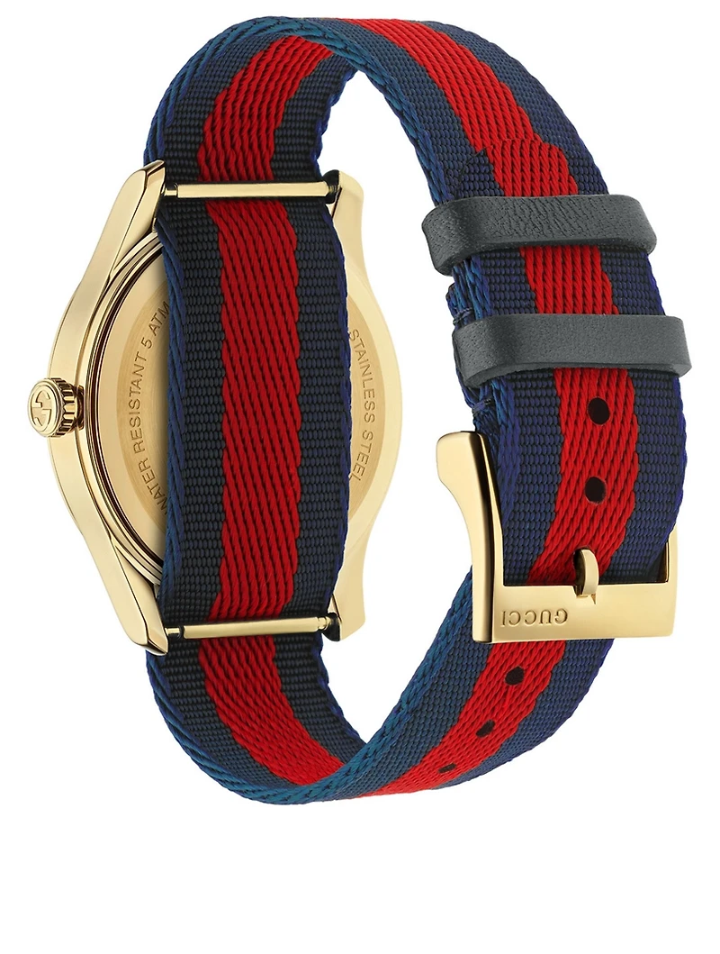 Le Marché des Merveilles Bee Nylon Strap Watch
