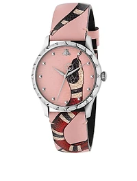 Le Marché Des Merveilles Leather Strap Watch