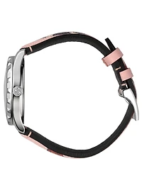 Le Marché Des Merveilles Leather Strap Watch