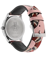 Le Marché Des Merveilles Leather Strap Watch