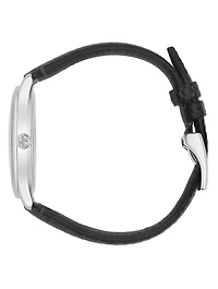 G-Timeless Slim Stainless Steel Lizard Strap Watch