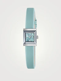 G-Frame Small Square Satin Strap Watch
