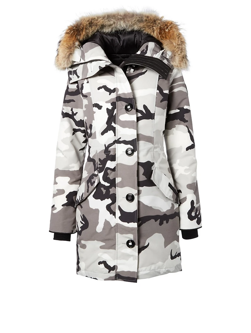 Rossclair Black Label Down Parka With Fur