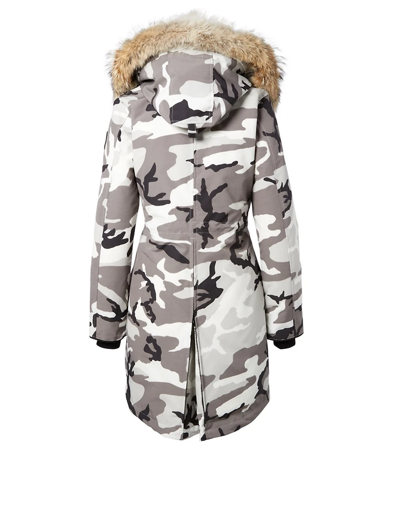 Rossclair Black Label Down Parka With Fur