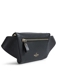 Rockstud Leather Belt Bag