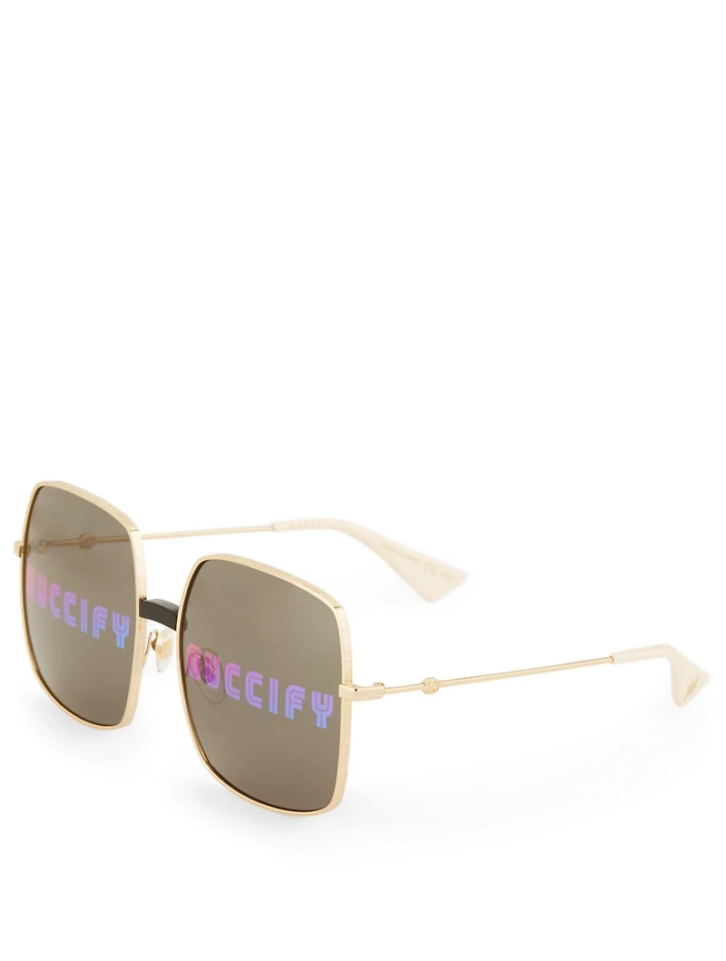 Oversized Square Sunglasses