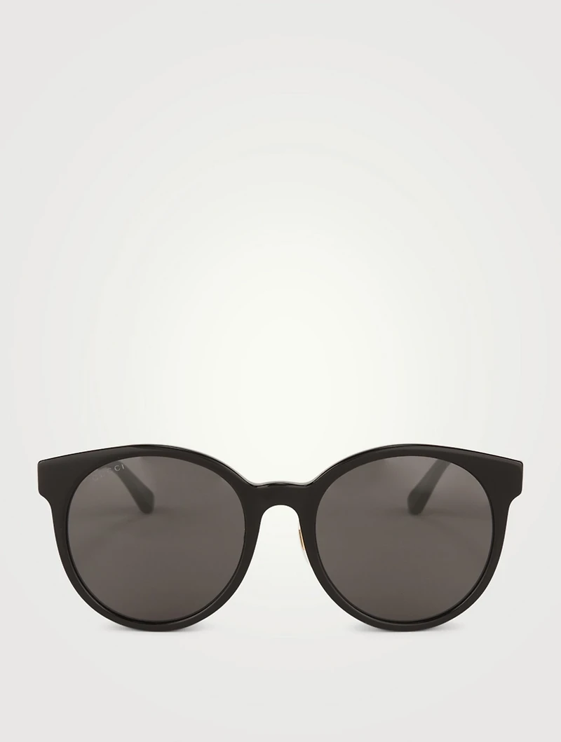 Round Sunglasses With Web